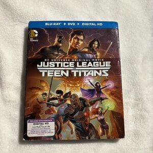 DC Comics Justice League vs Teen Titans dvd and blu-ray